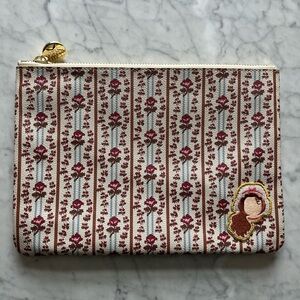 NEW Stoney Clover Lane x American Girl Felicity Flat Pouch With Patch